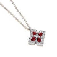 Collar IGold Mujer in Oro blanco Zircone CBN1RP010150